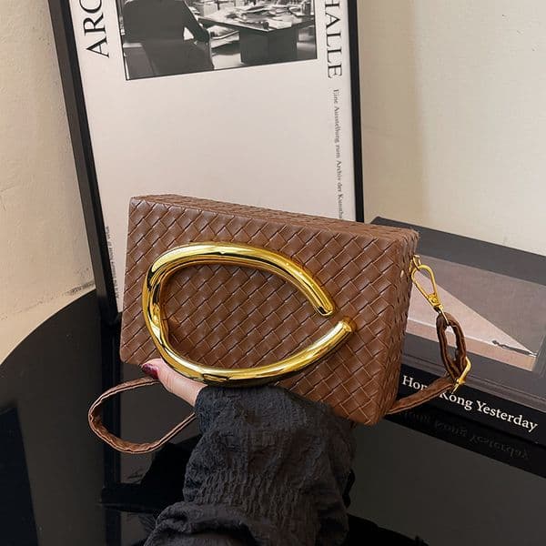 Free shipping designer New Women Bag Classic Clutch Bag Evening Bag Small Box Bag Gold Metal Handle Chain Crossbody Bag Evening Bag