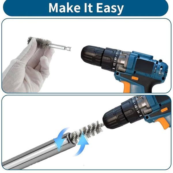Tube Brush Machinery Wire Cleaning Rust Cleaner Washing Polishing Tools For Automotive Manufacturing Processing Industry