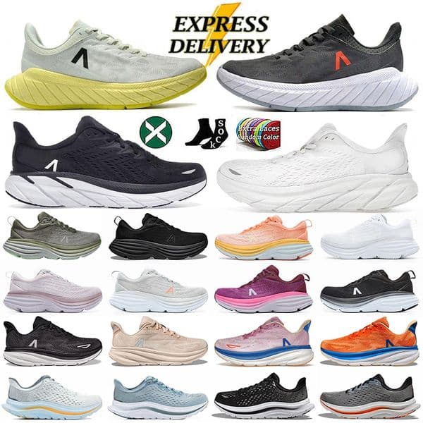 OG HOKAsneakers ONE ONE Kawana 2 Clifton 9 Bondi 8 Designer Casual Shoes Sports Jogging Shoe Men Women X2 X3 Free People Sneakers Cloudy Plate-forme Trainers EUR 36-47