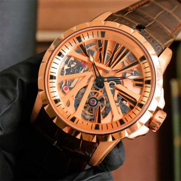 Designer watches of high quality Rogers Hollow Automatic Mechanical Watch 001720{category}