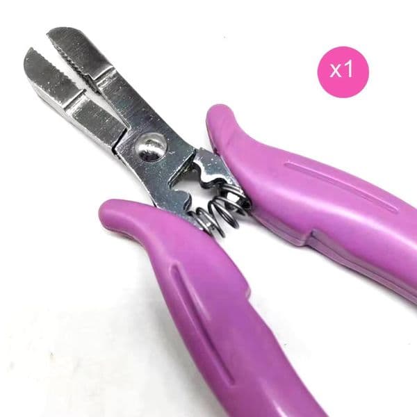 Remover Plier For 6mm or 4MM Square Tip Black Handle Fusion Hair Pliers air Extension Tools tues