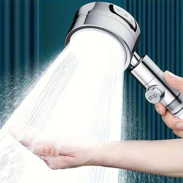 1PC 3-level Adjustable Shower Head With Filter Wall-mounted Painted Surface Rain Shower Settings Halloween Christmas Decora X250612