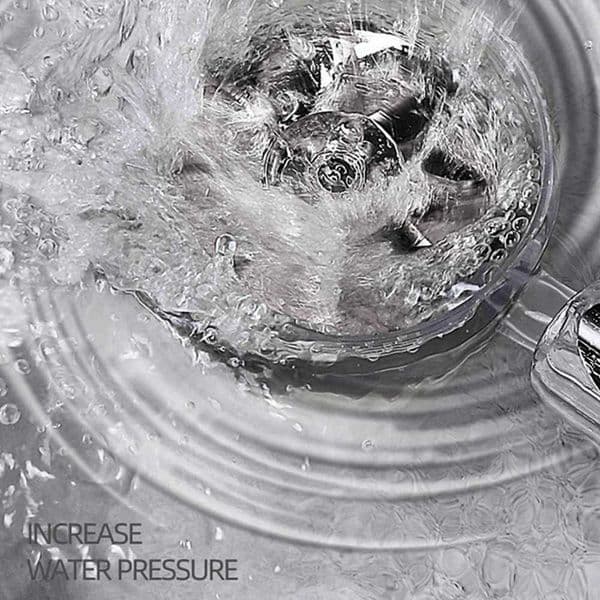 2025 Shower Head Water Saving Flow 360 Degrees Rotating With Small Fan ABS Rain High Pressure spray Nozzle Bathroom Accessories X2506121