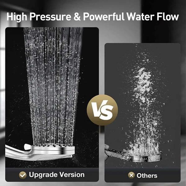ATUPEN Shower Head with Handheld High Pressure 10 Modes with 59 Stainless Steel Hose Adjustable Holder X2506121