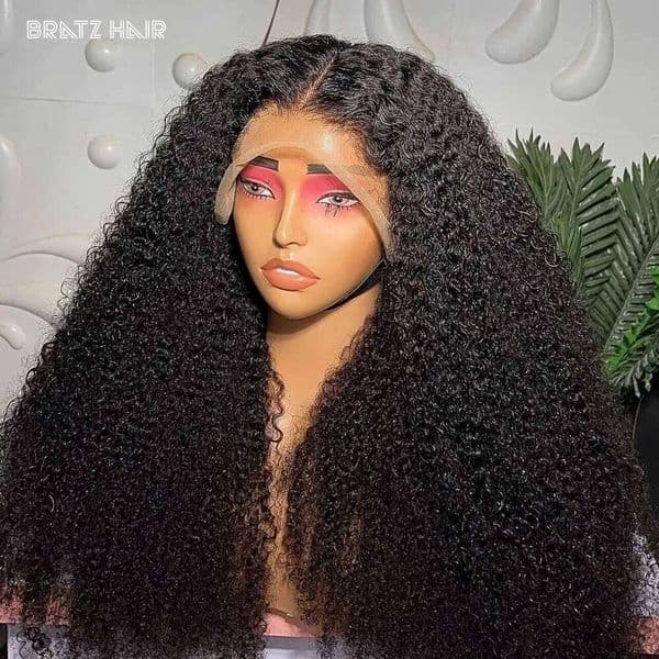 400 Density Pixie Glueless Human Hair 13x6 13x4 HD Frontal Wigs Brazilian Kinky Curly 360 Full Lace Wig for Woman