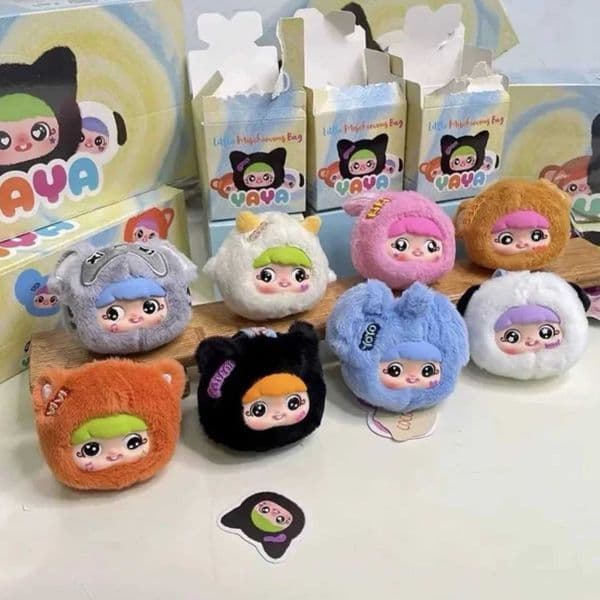 2026 New Yaya Small Naughty Bag Series Blind Mystery Box Cute Doll Mobile Phone Plush Pendant Decorative Collectibles Gifts Toys