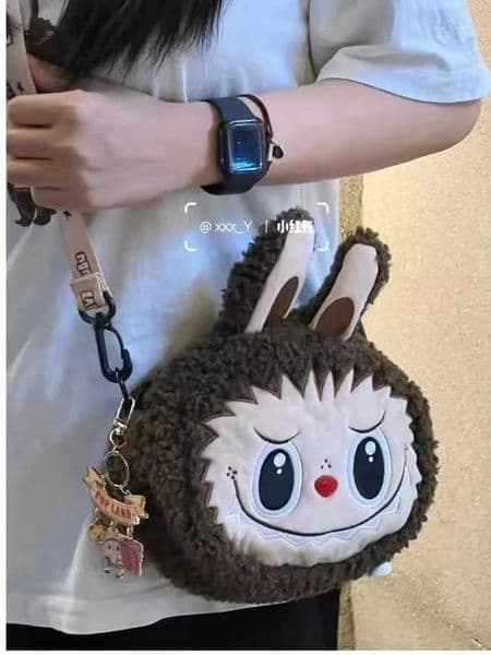 labubu City Park Limited crossbody bag Plush wallet mobile bag Ladies Card Love cartoon bag Shoulder Bag Handbag Girl gift X250612