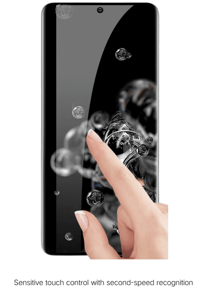 Tempered Glass Screen Protector with Fingerprint Unlocking & Anti-Spy Privacy Protection for Samsung Phones