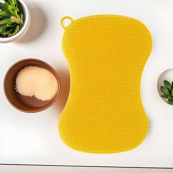 Life Brush Daily Necessities Stain Removal Special Cleaning Cloth Silicone Dishwashing Artifact B2
