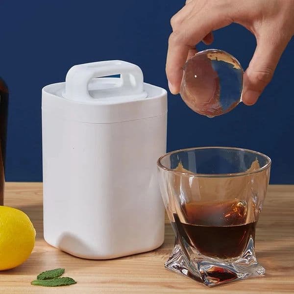 Crystal Clear Ice Ball Maker Ice Ball Press Spherical Whiskey Tray Mould Bubble-Free Ice Ball Maker Ice Box Mold 250609