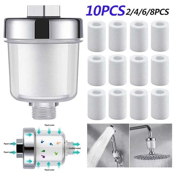 Water Outlet Purifier Kit Universal Faucet Filter Kitchen Bathroom Shower Filter Transparent Bathroom Filtration System For Home X250612