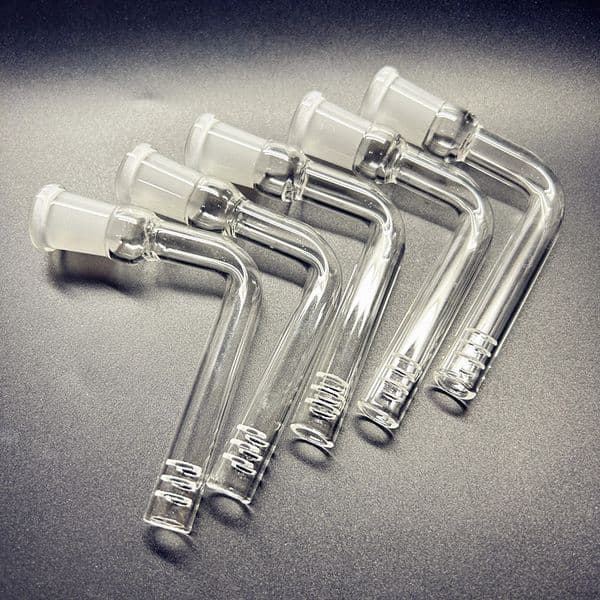 Qbsomk Glass Bongs Downstem Pipes Bong 90 degree lower rod for beaker smoking water pipe