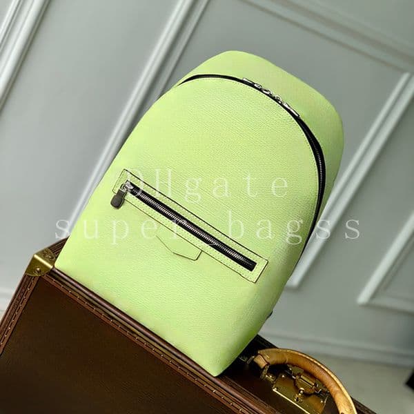 Mirror quality Backpack Unisex shoulder bag Luxury designer bag 38CM*28CM Coated Canvas really leather handbag with box MLD02A1
