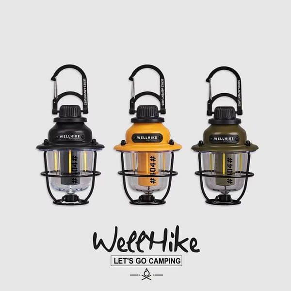 WELLHIKE Outdoor Lighting Camping Lights Long Life Locking Pinecone LED Multifunction Ambient Light Tent Canopy Flashlight