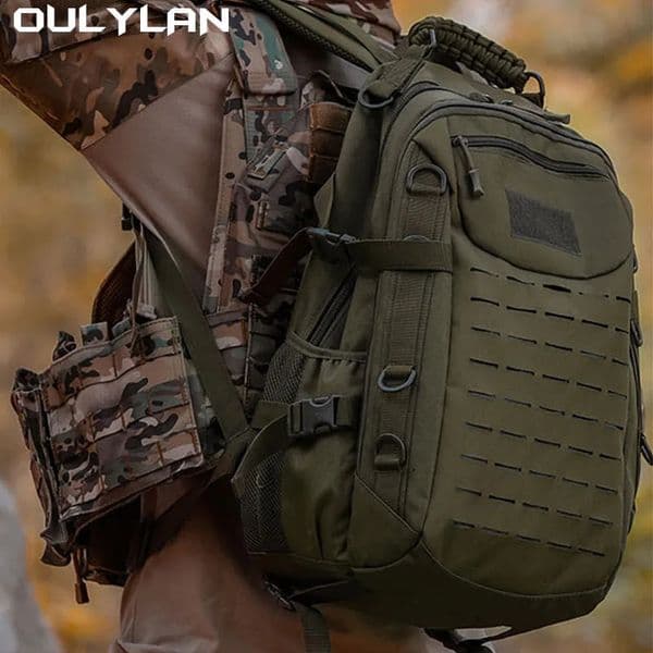 Oulylan Outdoor Traveling Waterproof Trekking Fishing Hunting Climbing Bag Male Camo Backpack Camping Men Rucksack 250609BJ