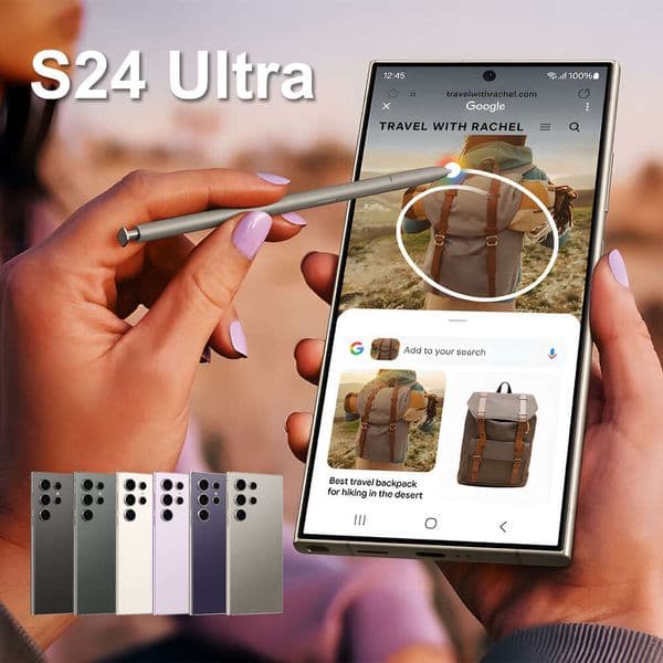 New S24 Ultra+ Mobile Version 16+1T High-End 7.3 Large Screen Smartphone (Powerful)