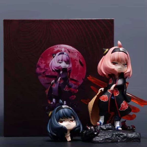 DHGadgets "Spy X Family" Anya Cosplay Uchiha Itachi as 2D Figurine Model Gift