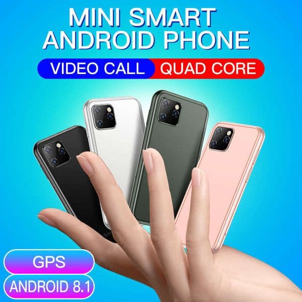 XS11 Smart Mini Phone XS13 Android System 3G Network 2.5inch Quad-Core WIFI 2G+16G
