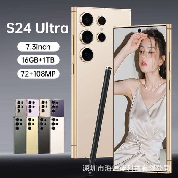 TKS24 Ultra True 4G 6+64GB Phone 7.3inch Right Angle Screen Smartphone Wholesale