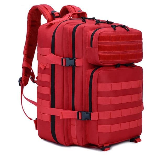 45L Tactical Backpack Outdoor Traveling Bag Fitness MOLLE Backpack School Pack GYM EDC Hiking Rucksack with Bottle Holder 250609