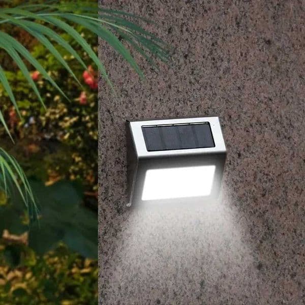 1~10pcs Solar Stair Lights Waterproof Yard Garden Light for Outside Patio Stainless Steel Solar Lamp Outdoor Fence Decor Z250613