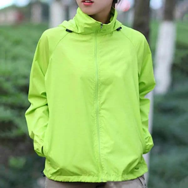 Women Men Windproof Coat Outdoor Jacket UltraLight Windbreaker Solid Quick Dry Casual Waterproof Sunscreen Sports Coat 250614BJ