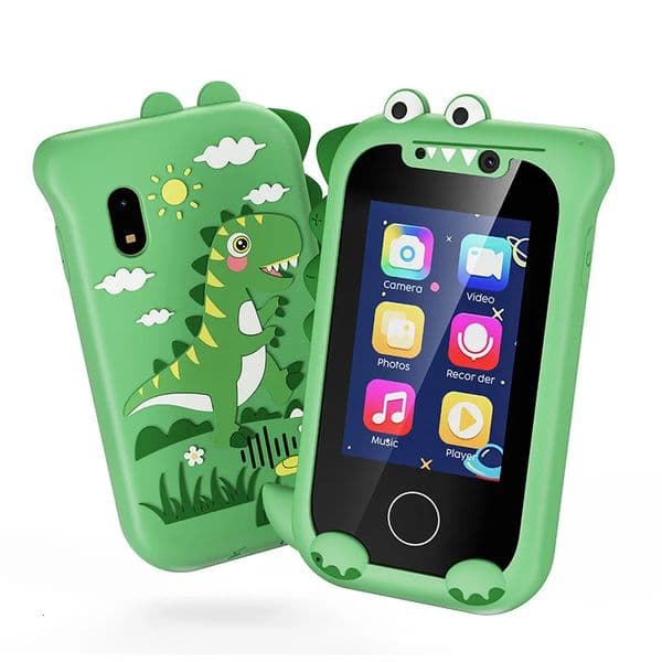 2026 New Kids Smart Toy Toddler Touchscreen Game Phone Mp3 Music Player With Dual Camera For Girl Boy Christmas Birthday Gifts Designer