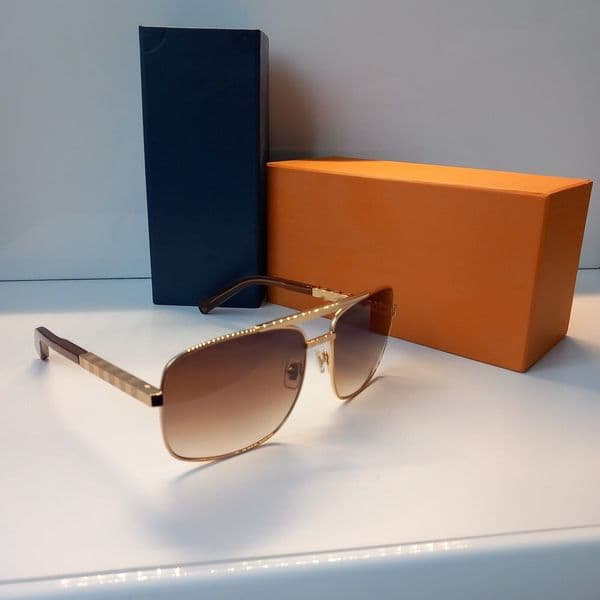 Luxury designer sunglasses for men women classic attitude summer fashion square style metal and Plank Frame eye glasses UV Protection Lens with free case 0259