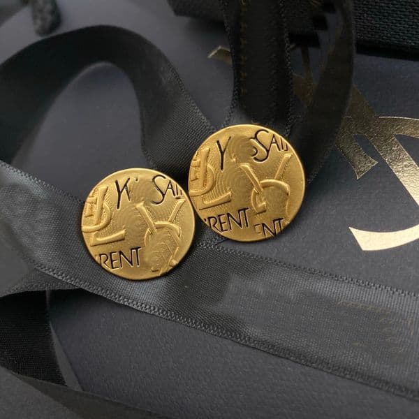 New Designed women earrings Retro Velvet Love metal ear clip Designer Jewelry Eardrop