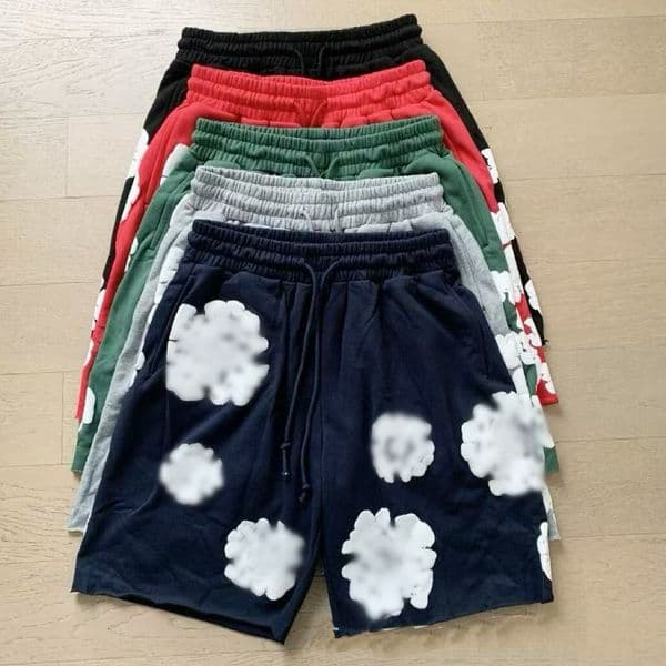 Men's Shorts Frog Drift Fashion Brand Streetwear Foaming Printing Graphics Printed Casual Pants Vintage Clothing Drawstring For Men