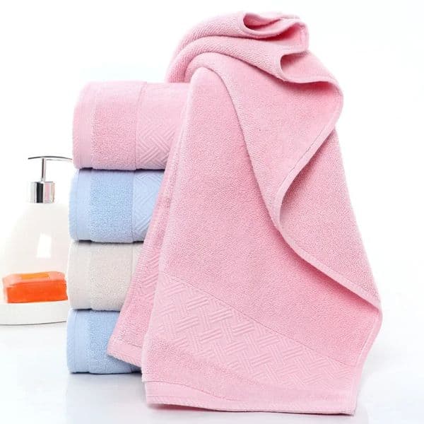 100% Cotton Towels Set Highly Absorbent Bath Towel Set Washcloths Bath Towels Hand Towels Home el Adult Bath Towel 250616