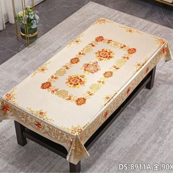 Tablecloth Waterproof and Oil-proof Washable Rectangular Tablecloth Living Room Tablecloth Coffee Table Tablecloth Tablecloth