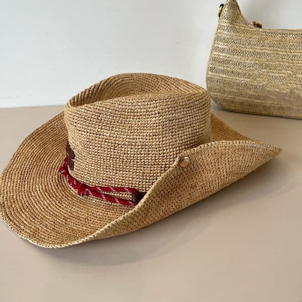 Hat for outdoor Stylish Bucket Straw Women Summer Sun Protection Travel Beach Accessory S2578 -