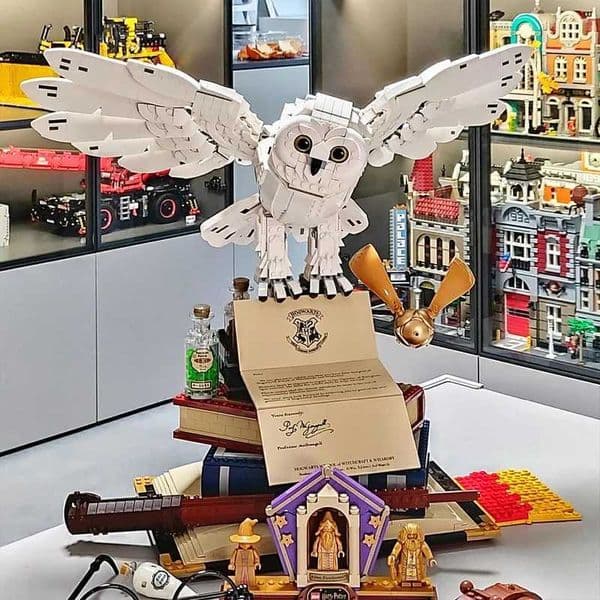 Build Block Set Brick Magic Owl Building Blocks Assembling brick Model Collector Edition For Adults Toys Christmas Giftsnot C