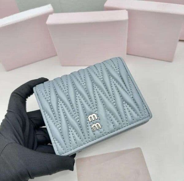 designer wallet Designer Leather Fashion Mens Credit Card Holder Womens Letter Purse Wallet Women Zipper Short Wallets card holder