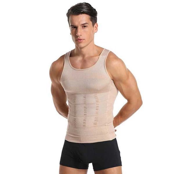 Mens Shapewear Slimming Body Corset Vest Shirt Compression Abdomen Tummy Belly Control Slim Waist Cincher Underwear Sports Vest W250616