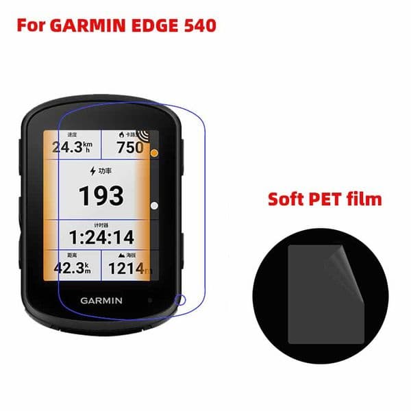 Soft Clear/matte Plastic PET film screen protector Guard for GarminGARMIN EDGE 840GARMIN EDGE 540 10pcs