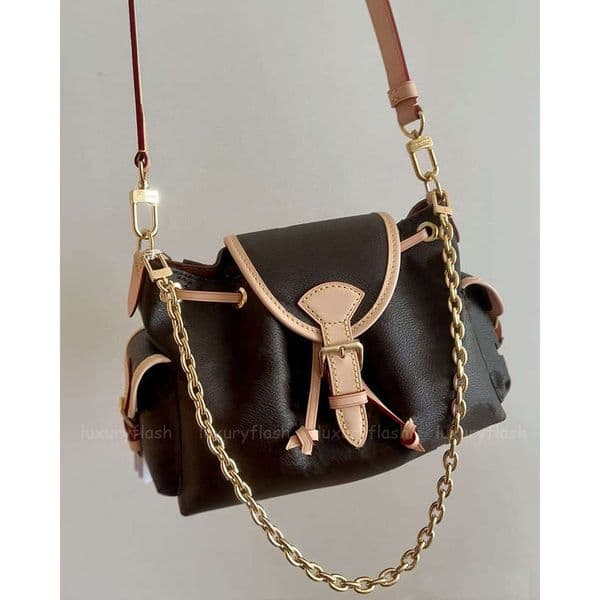 Designer Crossbody Bags New 2026 Odyssee Fashion Women High Quality Vintage Leather Trim Colorful Chain Shoulder Bags with 2 Pocket