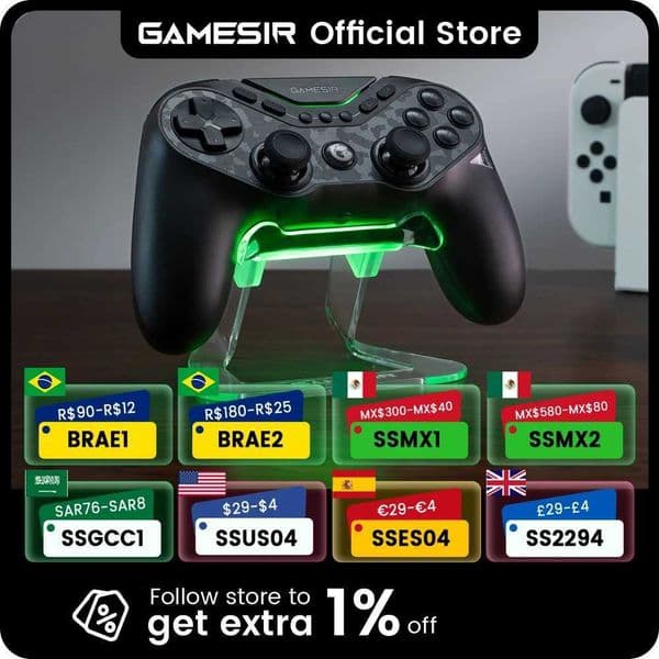 GameSir Tarantula Pro Switch 2 controller wireless gamepad with 9 mappable buttons 6-axis gyroscope Hall Effect triggers and NFC R250617