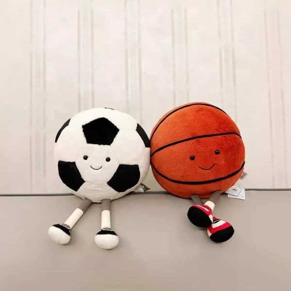 New Fun Ball Sports Dolls Home Bedroom Plush Toys Cute Doll Decorations Car Ornaments Collection Popular Holiday Gifts M250617