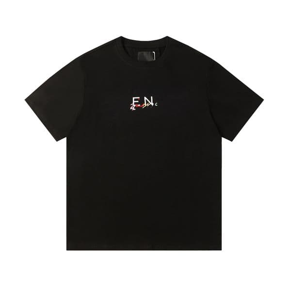 Men's T-Shirts Designer Classic Embroidered Small Label Male and Female Couple Loose Hooded Short sleeved T-shirt