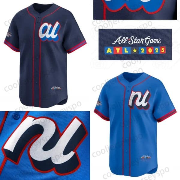 Personalized Custom 2025 All-Star Game Baseball Jerseys Aaron Judge Shohei Ohtani Ketel Marte Ronald Acuna Jr. Bobby Witt Jr. Jose Ramirez Jarren Duran Dansby Swanson