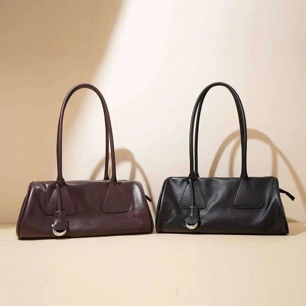 women's handbag New Soft Genuine Leather shoulder designer bags for Women handbags Ladies' Law Stick Bag baguette