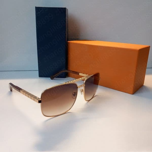 Fashion luxury man mens hot designer sunglasses for men and woman vintage square frame glasses trend leisure style Anti-Ultraviolet