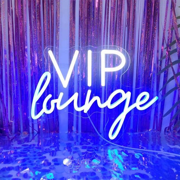 VIP Lounge Neon Sign LED Neon Lights For Lash Room Beauty Salon Hotel Luminous Business Signs Room Wall Decoration Lights Z250618