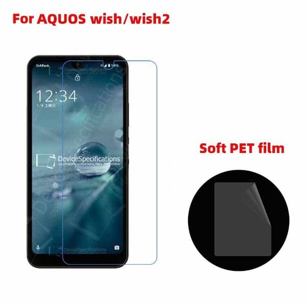 Soft Clear/matte Plastic PET film screen protector Guard for Sharp wish2 DIGNO WX Sense4 Basic/A003SH R2 R Compact SHV41 10pcs