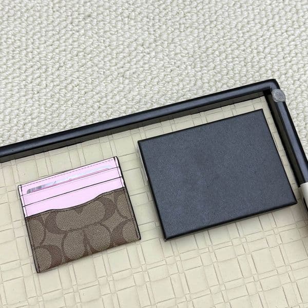 Designer Card Holder Cardholder Coin Purse Mini Wallets High Quality Genuine Leather Cowhide Card Case Woman Mens Wallet Luxury Purses Designer Woman Handbag