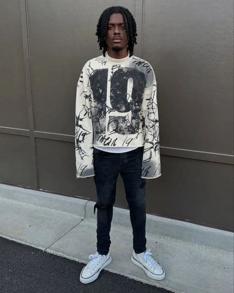 Y2K Men T Shirt vintage Print Graphic Gothic Long Sleeves Harajuku Oversized T Shirt Fashion Hip Hop Punk Casual Streetwear Tops 250617