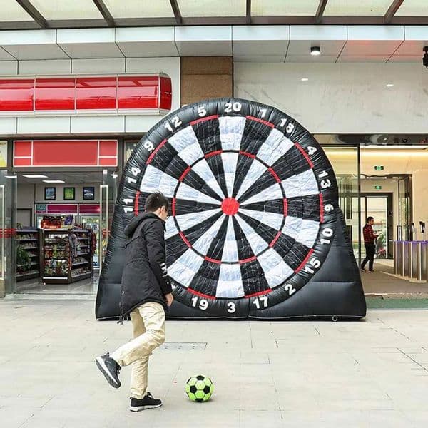 Free shipping High quality 3/4/5 meters tall giant inflatable soccer dart board large football kick for outdoor dartboard target game toy