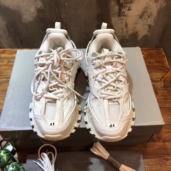 track tracks designer shoe mens women trainer luxury shoes Track 3 30 Triple white black leather Tesss trainers platform sneaker Z260525